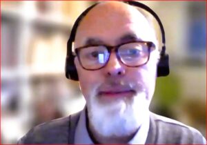 Foto på Ingemar Strandvik från webbinariet.