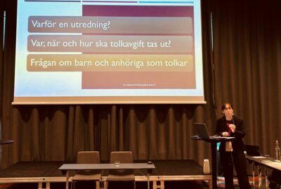 Statlig utredning föreslår tolkavgifter och förbud mot barntolkning